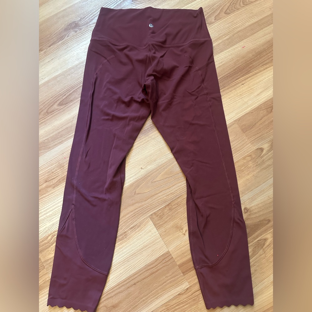 lululemon athletica Maroon Leggings